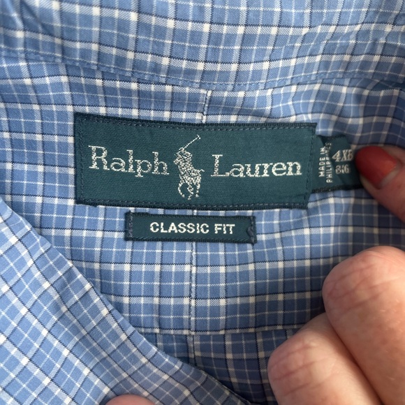 Ralph Lauren 4XB Men’s button down dress shirt - Picture 6 of 7